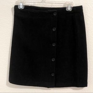 Banana Republic Black Wool Mini Skirt Size 2
